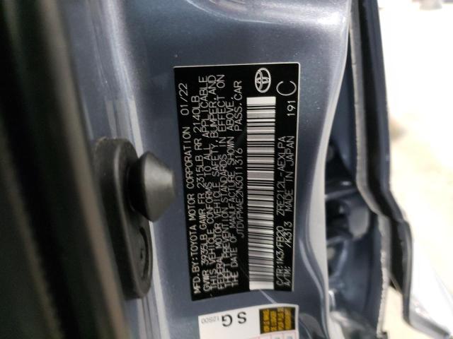 Photo 10 from auction – 2022 TOYOTA COROLLA LE with VIN JTDVPMAE2N3011316