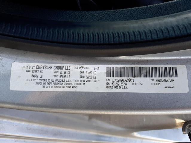 Photo 10 from auction – 2014 DODGE AVENGER SE with VIN 1C3CDZAG4EN235419