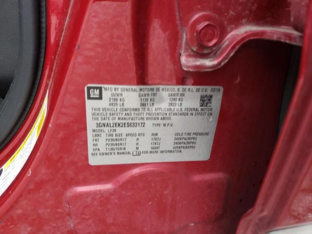 Photo 10 from auction – 2014 CHEVROLET CAPTIVA LS with VIN 3GNAL2EK2ES633172