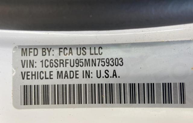 Photo 10 from auction – 2021 RAM 1500 TRX with VIN 1C6SRFU95MN759303