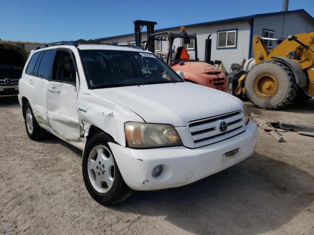 TOYOTA HIGHLANDER 2006 with VIN JTEDP21A260091390 - Photo from auction