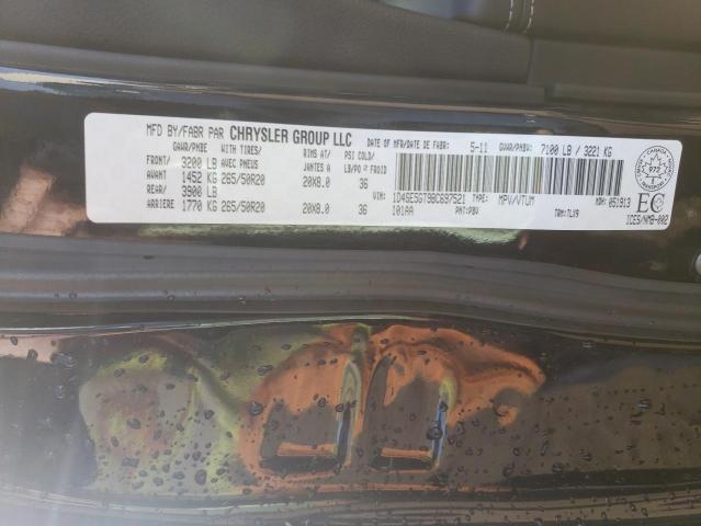 Photo 10 from auction – 2011 DODGE DURANGO CI with VIN 1D4SE5GT9BC697521