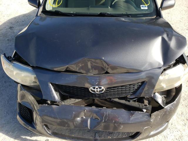 Photo 7 from auction – 2009 TOYOTA COROLLA BA with VIN JTDBL40E699062143