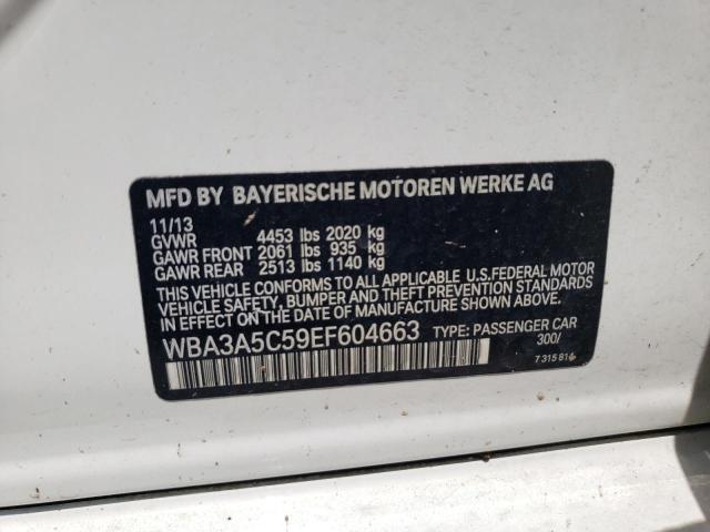 Photo 10 from auction – 2014 BMW 328 I with VIN WBA3A5C59EF604663