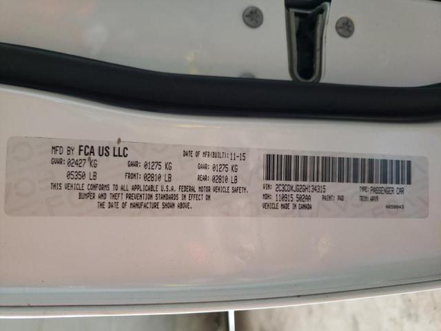 Photo 10 from auction – 2016 DODGE CHARGER SX with VIN 2C3CDXJG2GH134315