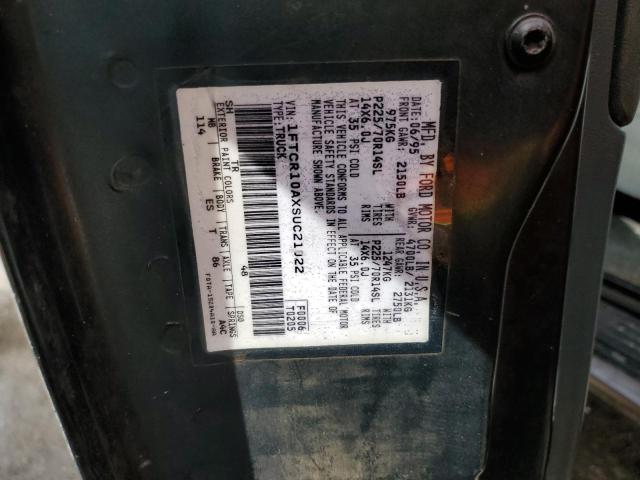Photo 10 from auction – 1995 FORD RANGER with VIN 1FTCR10AXSUC21022