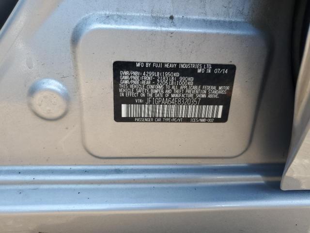 Photo 10 from auction – 2014 SUBARU IMPREZA with VIN JF1GPAA64E8320357