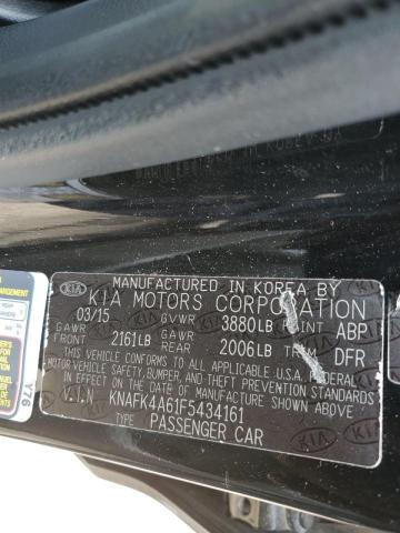 Photo 10 from auction – 2015 KIA FORTE LX with VIN KNAFK4A61F5434161
