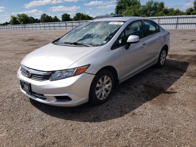 Photo 2 from auction – 2012 HONDA CIVIC LX with VIN 2HGFB2F45CH101420