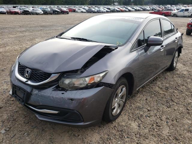 Photo 2 from auction – 2014 HONDA CIVIC LX with VIN 19XFB2F57EE043865
