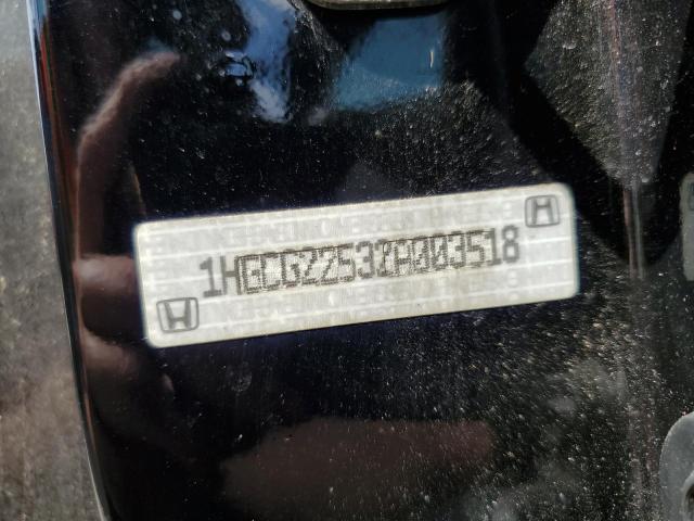 Photo 10 from auction – 2002 HONDA ACCORD with VIN 1HGCG22532A003518