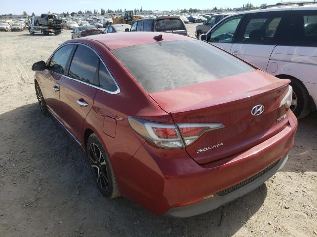 Photo 3 from auction – 2016 HYUNDAI SONATA HYB with VIN KMHE24L17GA011704
