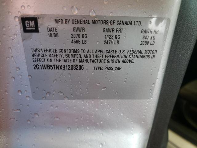 Photo 10 from auction – 2009 CHEVROLET IMPALA LS with VIN 2G1WB57NX91208206