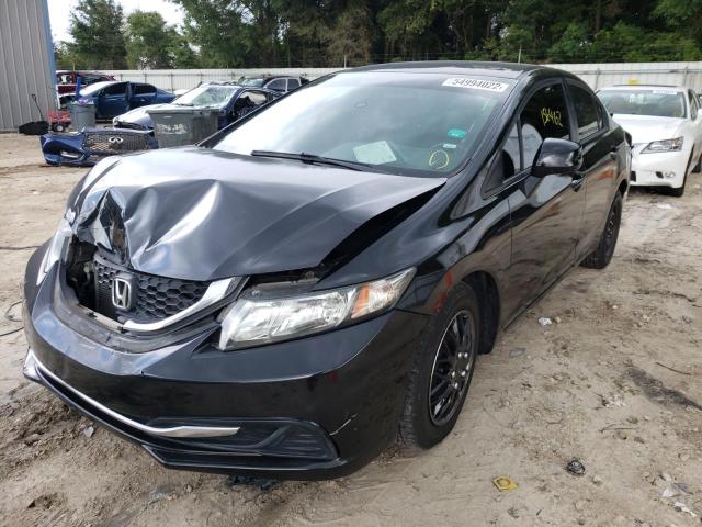 Photo 2 from auction – 2013 HONDA CIVIC LX with VIN 19XFB2F53DE072875