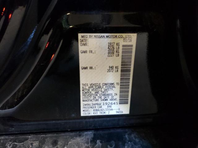 Photo 10 from auction – 2016 NISSAN ALTIMA 2.5 with VIN 1N4AL3AP6GC192645