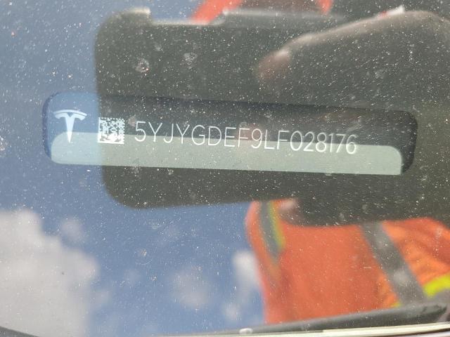Photo 10 from auction – 2020 TESLA MODEL Y with VIN 5YJYGDEF9LF028176