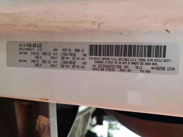 Photo 10 from auction – 2015 RAM PROMASTER with VIN 3C6TRVDG2FE517346