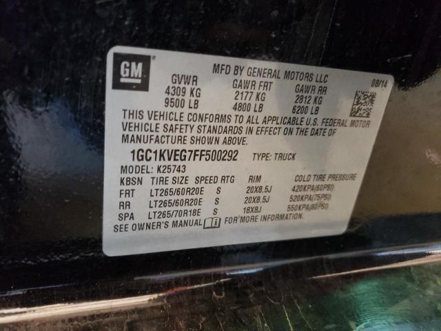 Photo 10 from auction – 2015 CHEVROLET SILVERADO with VIN 1GC1KVEG7FF500292