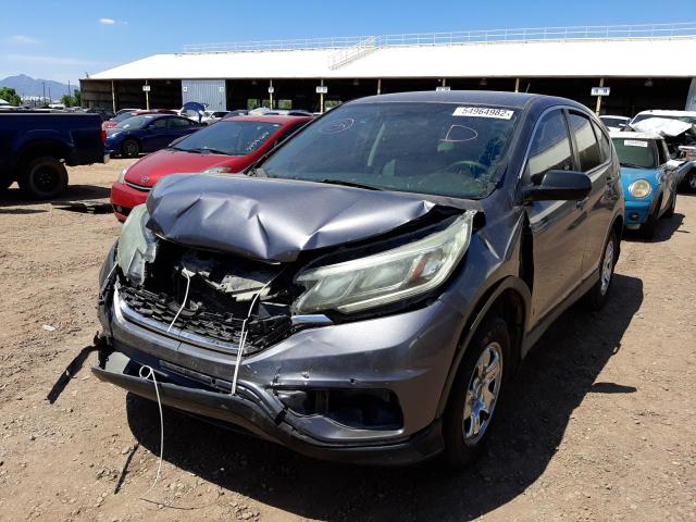 Photo 2 from auction – 2016 HONDA CR-V LX with VIN 3CZRM3H34GG710207