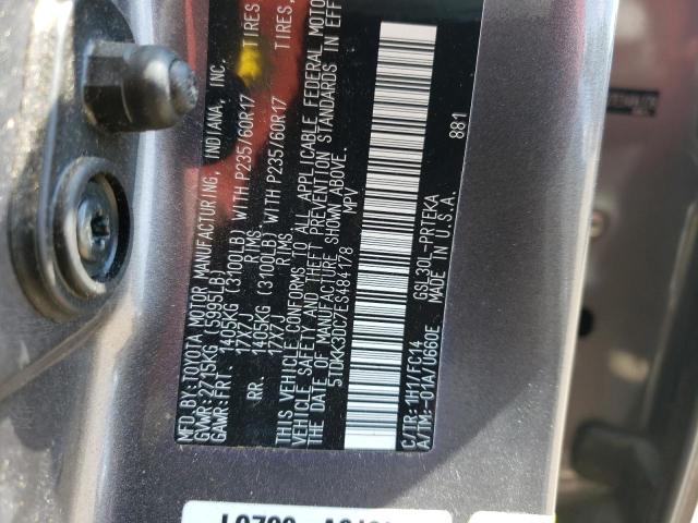 Photo 10 from auction – 2014 TOYOTA SIENNA LE with VIN 5TDKK3DC7ES484178