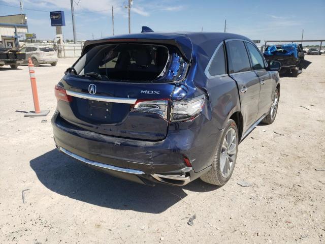Photo 4 from auction – 2017 ACURA MDX TECHNO with VIN 5FRYD3H55HB002265