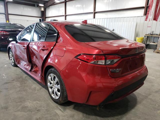 Photo 3 from auction – 2020 TOYOTA COROLLA LE with VIN 5YFEPRAE9LP096219