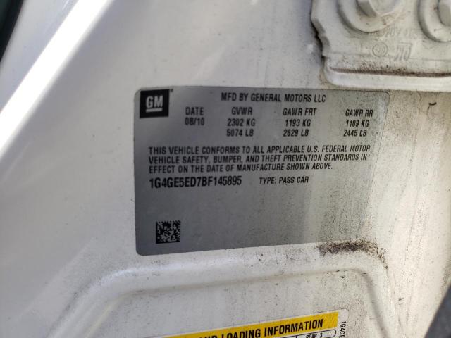 Photo 10 from auction – 2011 BUICK LACROSSE C with VIN 1G4GE5ED7BF145895