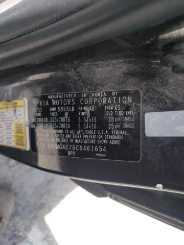 Photo 10 from auction – 2012 KIA SEDONA LX with VIN KNDMG4C76C6461654