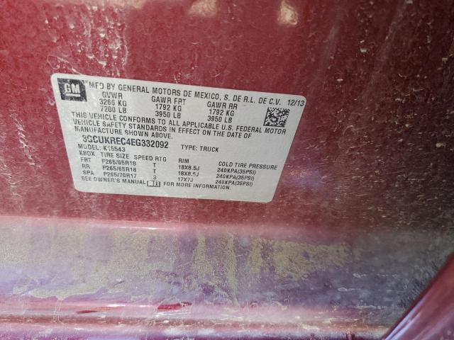 Photo 10 from auction – 2014 CHEVROLET SILVERADO with VIN 3GCUKREC4EG332092