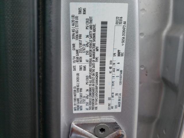 Photo 10 from auction – 2015 FORD ESCAPE SE with VIN 1FMCU0GX8FUA64269