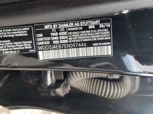 Photo 10 from auction – 2014 MERCEDES-BENZ CLA 250 with VIN WDDSJ4EB7EN097446