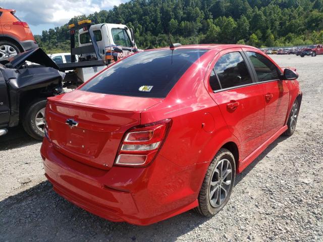 Photo 4 from auction – 2018 CHEVROLET SONIC LT with VIN 1G1JD5SH7J4115402
