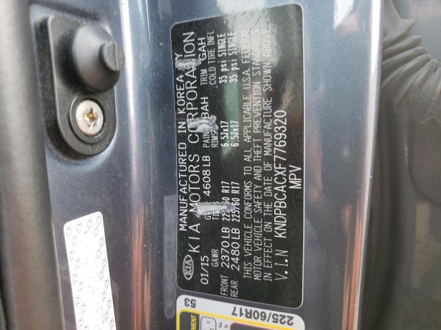 Photo 10 from auction – 2015 KIA SPORTAGE L with VIN KNDPBCACXF7769320