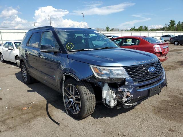 FORD EXPLORER S 2018 with VIN 1FM5K8GT2JGA45878 - Photo from auction