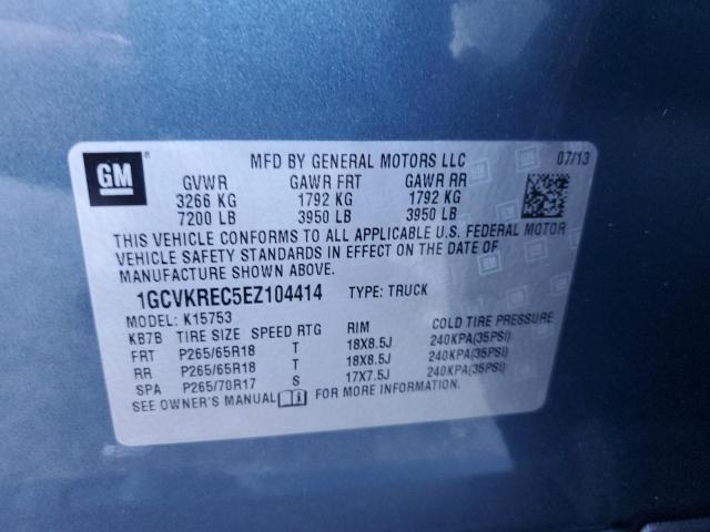 Photo 10 from auction – 2014 CHEVROLET SILVERADO with VIN 1GCVKREC5EZ104414