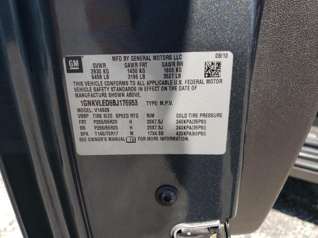 Photo 10 from auction – 2011 CHEVROLET TRAVERSE L with VIN 1GNKVLED8BJ176953
