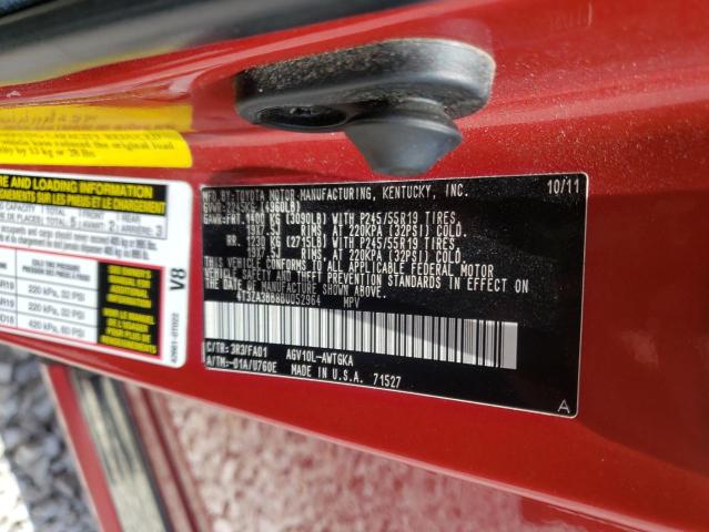 Photo 10 from auction – 2011 TOYOTA VENZA with VIN 4T3ZA3BB8BU052964