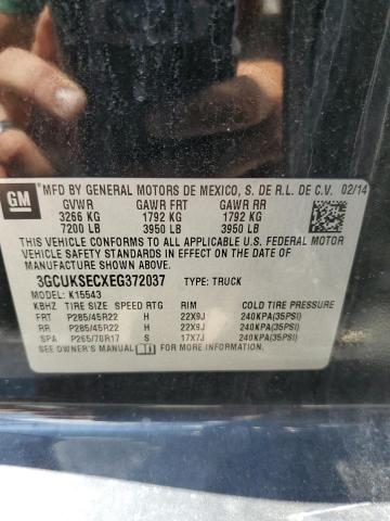 Photo 10 from auction – 2014 CHEVROLET SILVERADO with VIN 3GCUKSECXEG372037