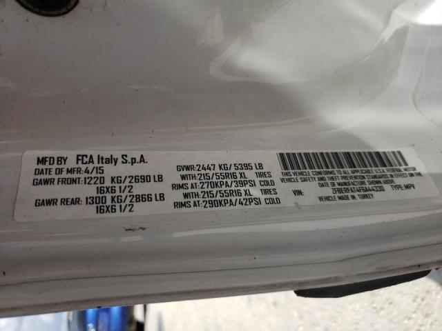 Photo 10 from auction – 2015 RAM PROMASTER with VIN ZFBERFAT4F6A44330