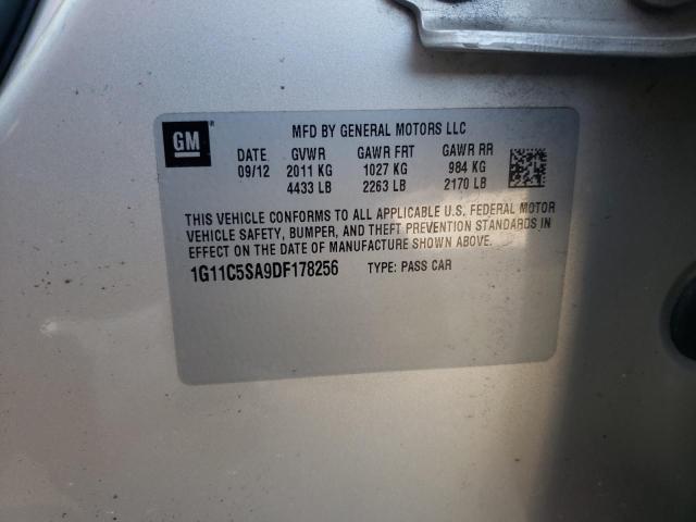 Photo 10 from auction – 2013 CHEVROLET MALIBU 1LT with VIN 1G11C5SA9DF178256
