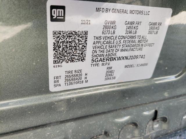 Photo 10 from auction – 2022 BUICK ENCLAVE ES with VIN 5GAERBKWXNJ109741