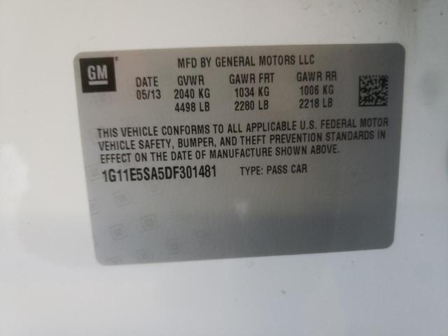 Photo 10 from auction – 2013 CHEVROLET MALIBU 2LT with VIN 1G11E5SA5DF301481