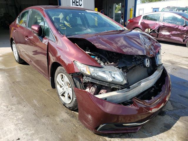 HONDA CIVIC LX 2014 with VIN 19XFB2F53EE215616 - Photo from auction