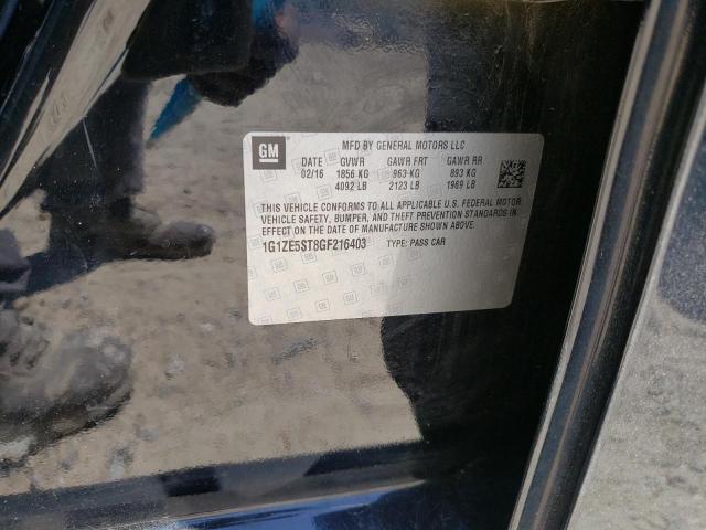 Photo 10 from auction – 2016 CHEVROLET MALIBU LT with VIN 1G1ZE5ST8GF216403
