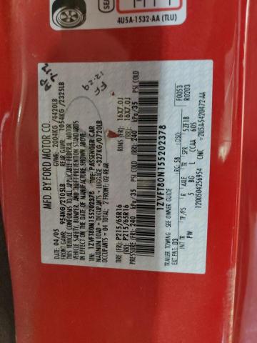 Photo 10 from auction – 2005 FORD MUSTANG with VIN 1ZVFT80N155202378