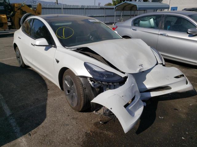 TESLA MODEL 3 2021 with VIN 5YJ3E1EA9MF082159 - Photo from auction