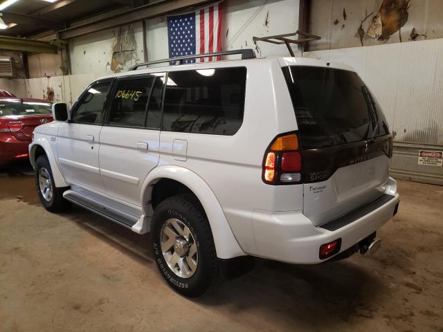 Photo 3 from auction – 2001 MITSUBISHI MONTERO SP with VIN JA4MT41R01P022452