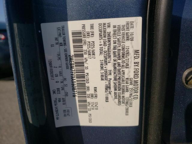 Photo 10 from auction – 2010 MERCURY GRAND MARQ with VIN 2MEBM7FVXAX608716