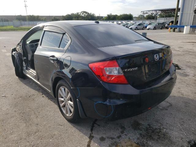 Photo 3 from auction – 2012 HONDA CIVIC EX with VIN 19XFB2F89CE035645
