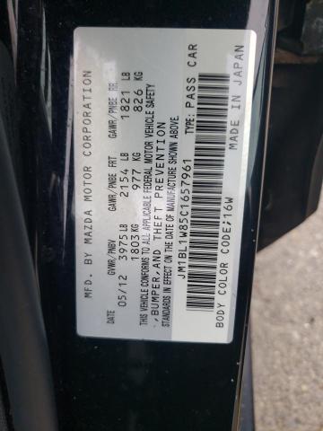 Photo 10 from auction – 2012 MAZDA 3 I with VIN JM1BL1W85C1657961